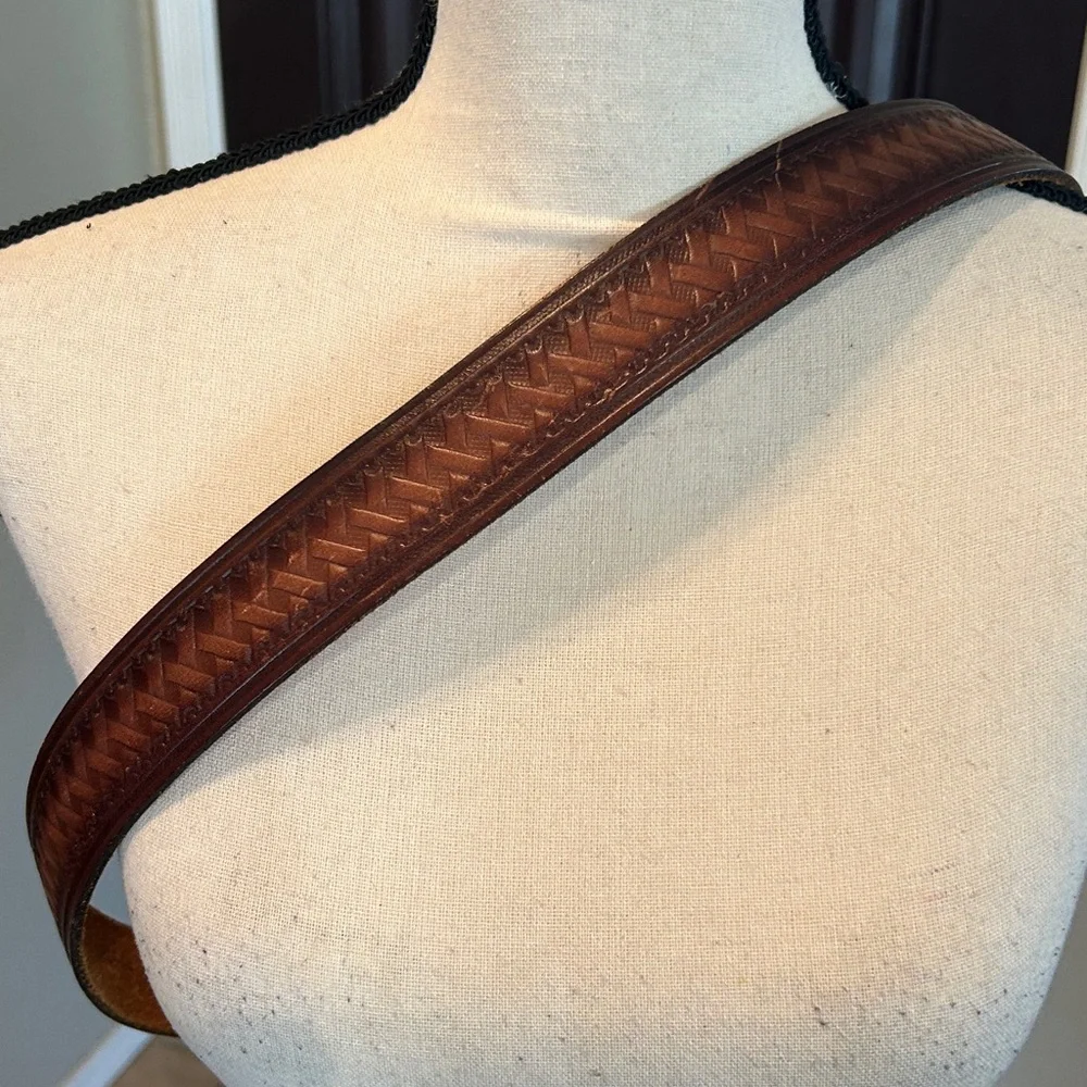 Unique Genuine Leather Stamped Belt